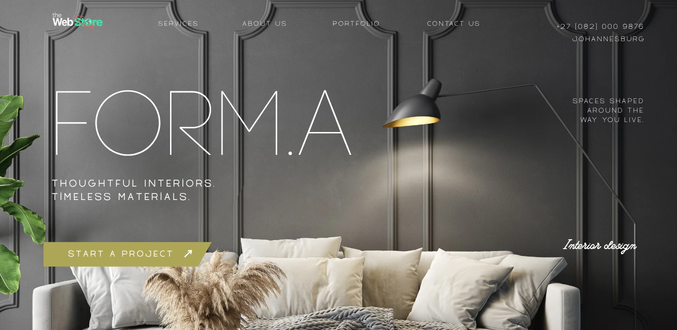 Portfolio Showcase website preview