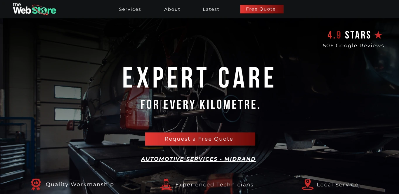 Service Catalogue website preview