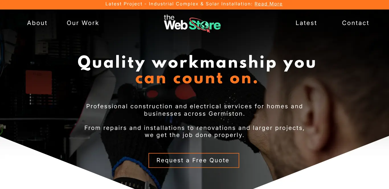 Trust Building website preview